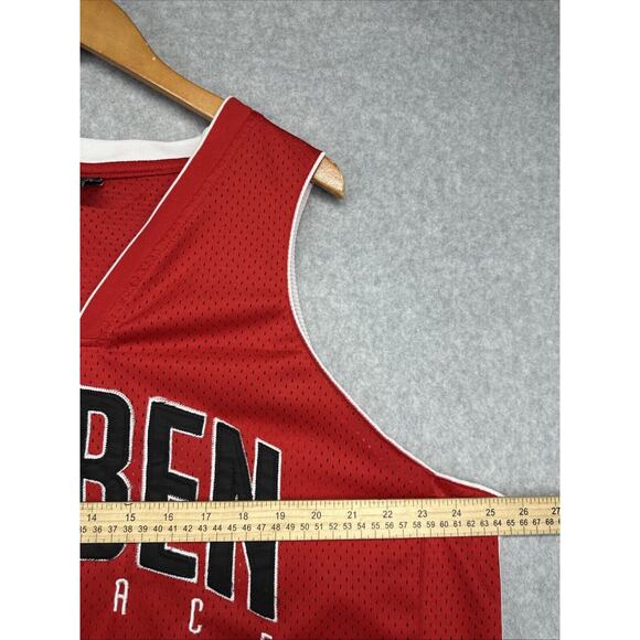 Big Ben Wallace 3 Vintage #3 Detroit Pistons Red Mesh Basketball Jersey (XL) - Picture 5 of 12